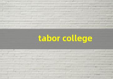 tabor college